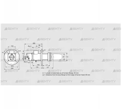 BIC 80HB-50/85-(16)F (84032014) Газовая горелка Kromschroder