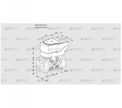 IFC350/50F05-40PPMM/20-30Q3E (88303514) Регулирующий клапан с сервоприводом Kromschroder