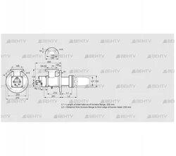 BIC 125HB-200/235-(2)E (84034030) Газовая горелка Kromschroder