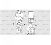 IDR100Z03D100AS/50-07W7E (88302979) Дроссельная заслонка Kromschroder