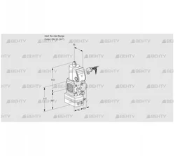 VAD1-/20R/NW-25A (88032648) Газовый клапан с регулятором давления Kromschroder