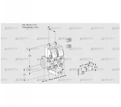 VCD2E40R/40R05ND-100WR3/PP-2/PP-3 (88107821) Регулятор давления Kromschroder