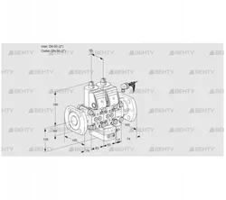 VCH3E50F/50F05NHEVWR/PPPP/PPPP (88107743) Клапан с регулятором расхода Kromschroder