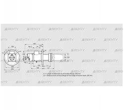 BIC 100HB-200/235-(37)E (84033030) Газовая горелка Kromschroder