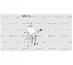 VAN115R/NQGL (88019714) Сбросной газовый клапан Kromschroder