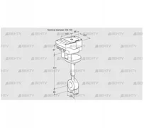 IBHR100Z01A/40A2A (88303322) Дроссельная заслонка Kromschroder