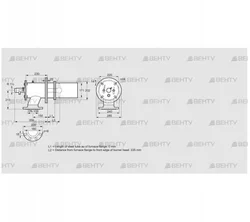 ZIC 165RB-0/335-(17)D (84246520) Газовая горелка Kromschroder