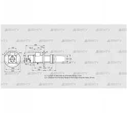 BIC 100HB-0/35-(37E)EZ (84199289) Газовая горелка Kromschroder