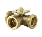 VBG61.15-1.6 3-х ходовой шаровой клапан, внешняя резьба. Siemens