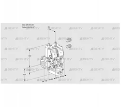 VCG3E50R/50R05NGKWR3/PPPP/PPPP (88101528) Клапан с регулятором соотношения Kromschroder