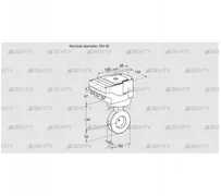 IBGF40Z05/20-07W2E (88303752) Дроссельная заслонка Kromschroder