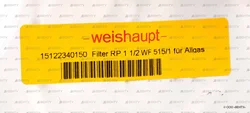 Газовый фильтр Weishaupt 15122340150