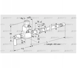 ZMI 25TB400N (84234045) Пилотная горелка Kromschroder