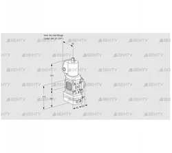 VAG1T-/20N/NQSLAA (88032718) Газовый клапан с регулятором соотношения Kromschroder