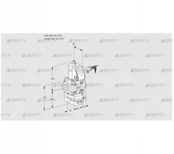 VAD115R/NW-25B (88020832) Газовый клапан с регулятором давления Kromschroder