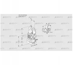 VAG1-/25R/NWAE (88028392) Газовый клапан с регулятором соотношения Kromschroder