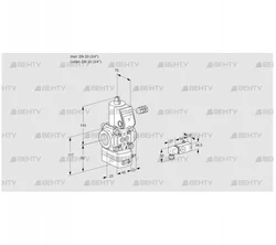 VAD120R/NW-25A (88033791) Газовый клапан с регулятором давления Kromschroder